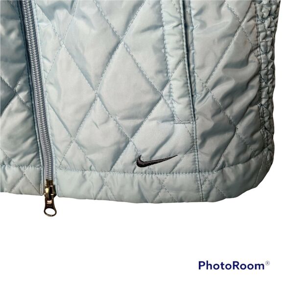 Nike Women's Ice Blue Quilted Vest size small - Picture 3 of 8